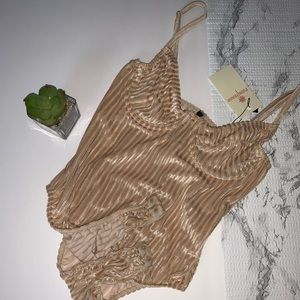 - Spaghetti strap bodysuit